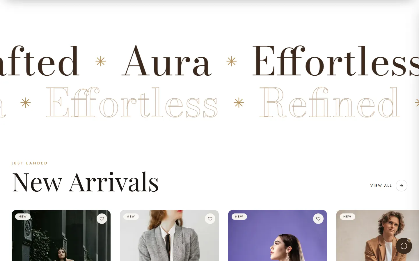 Aura: New Arrivals