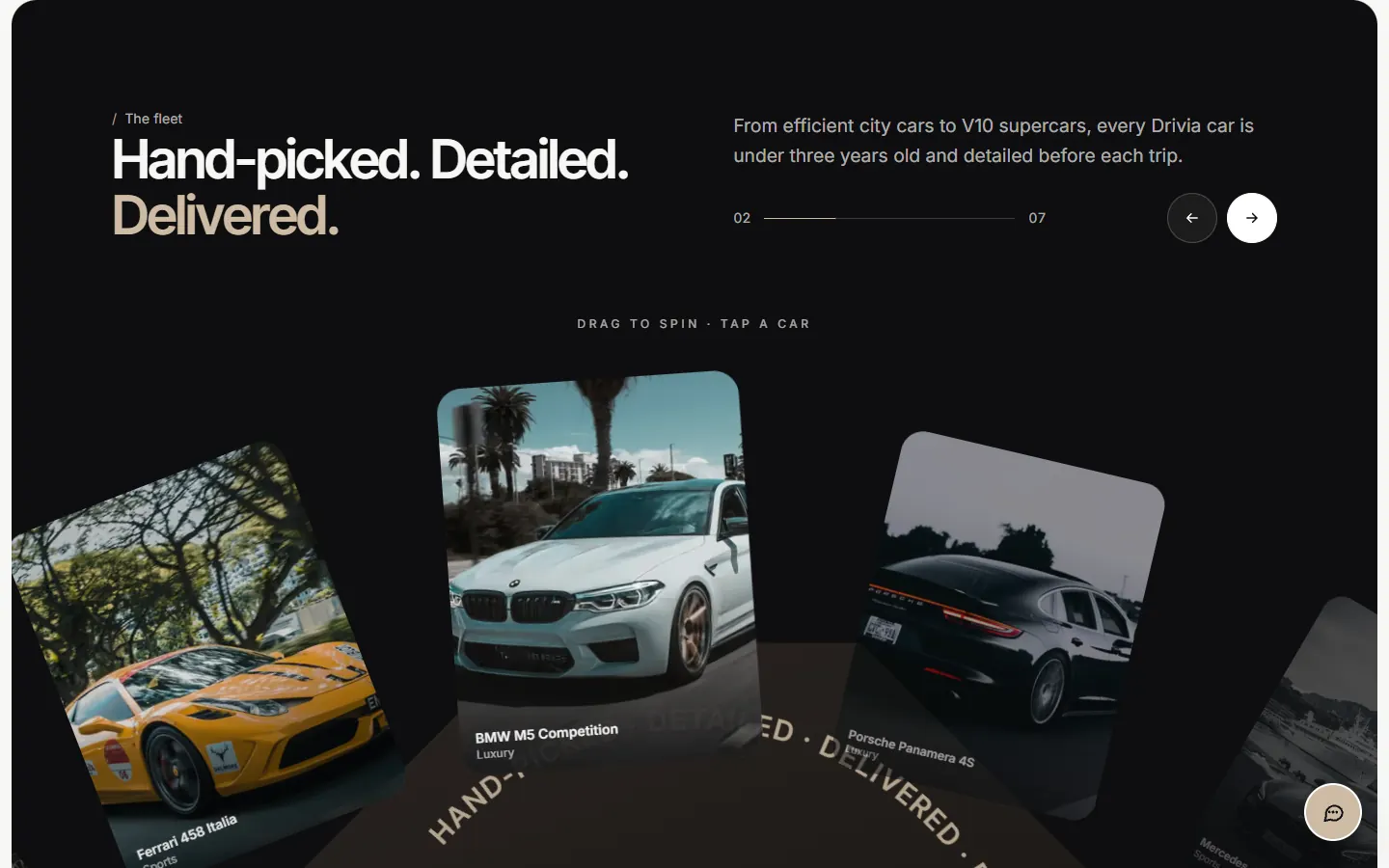 Drivia: The fleet