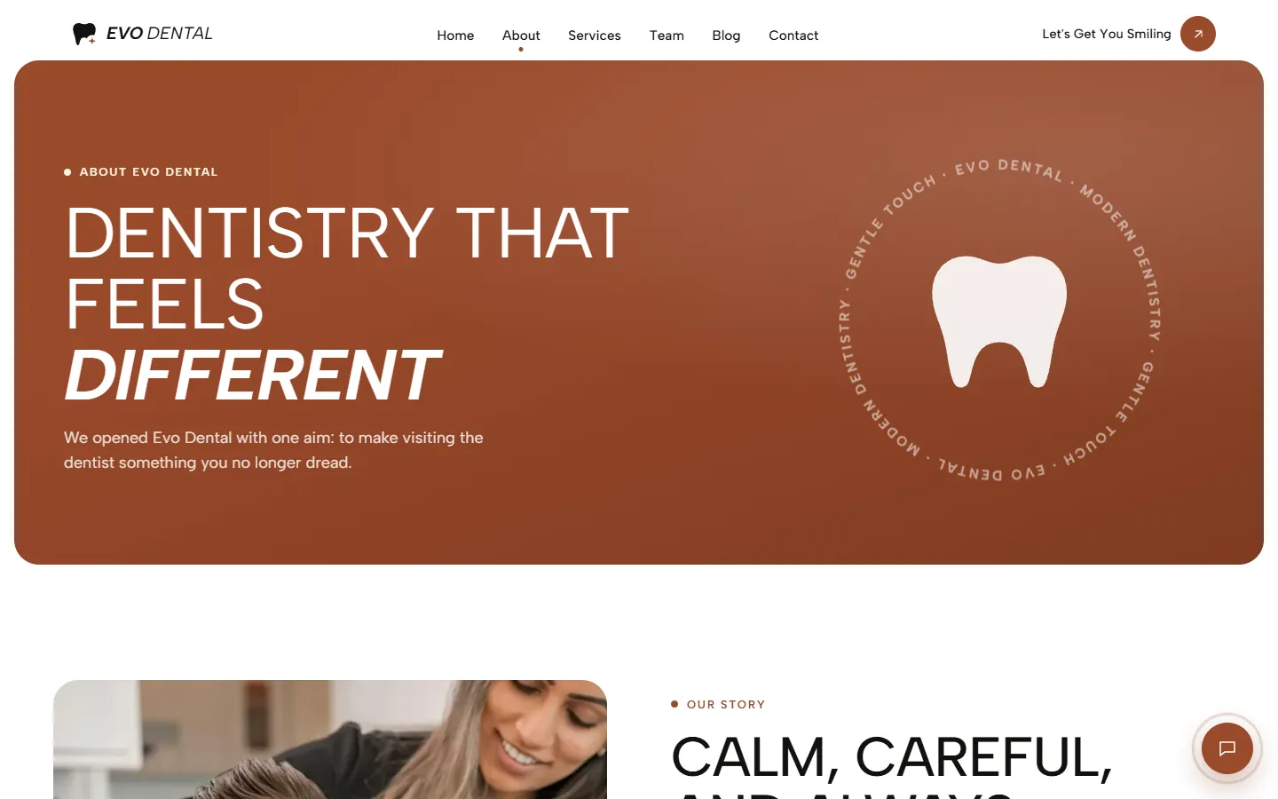 Evo Dental: About page