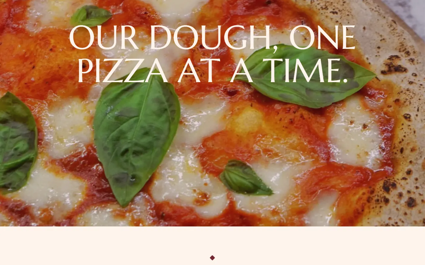 Forno Rosso: Our dough, one pizza at a time