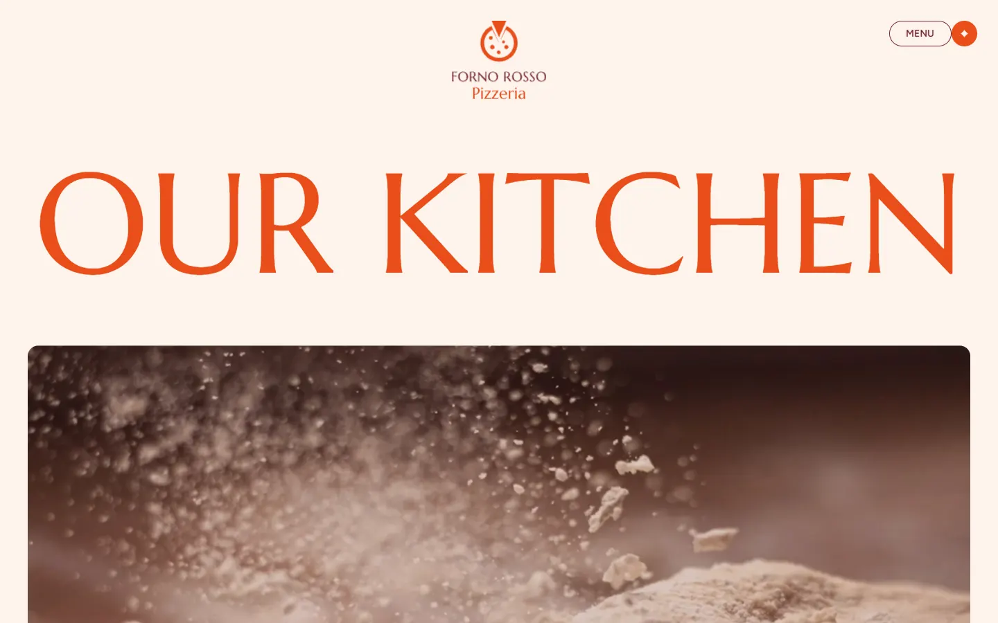 Forno Rosso: Our Kitchen page
