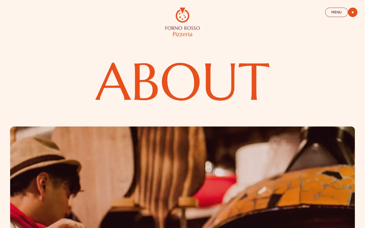 Forno Rosso: About page