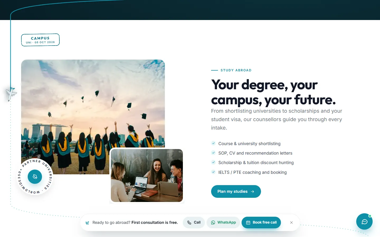 Go Abroad: Your degree, your campus, your future.