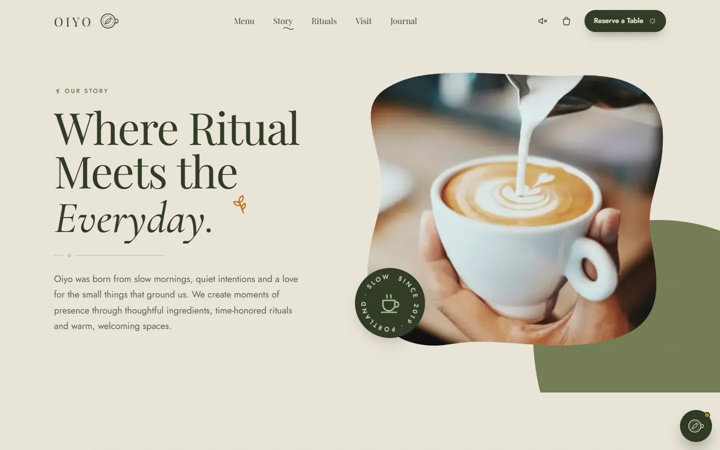 Oiyo: Story page
