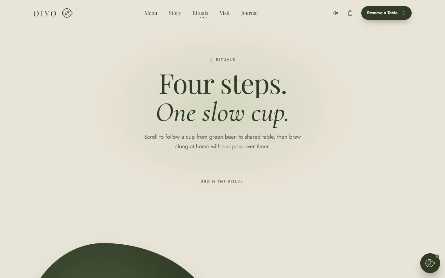 Oiyo: Rituals page