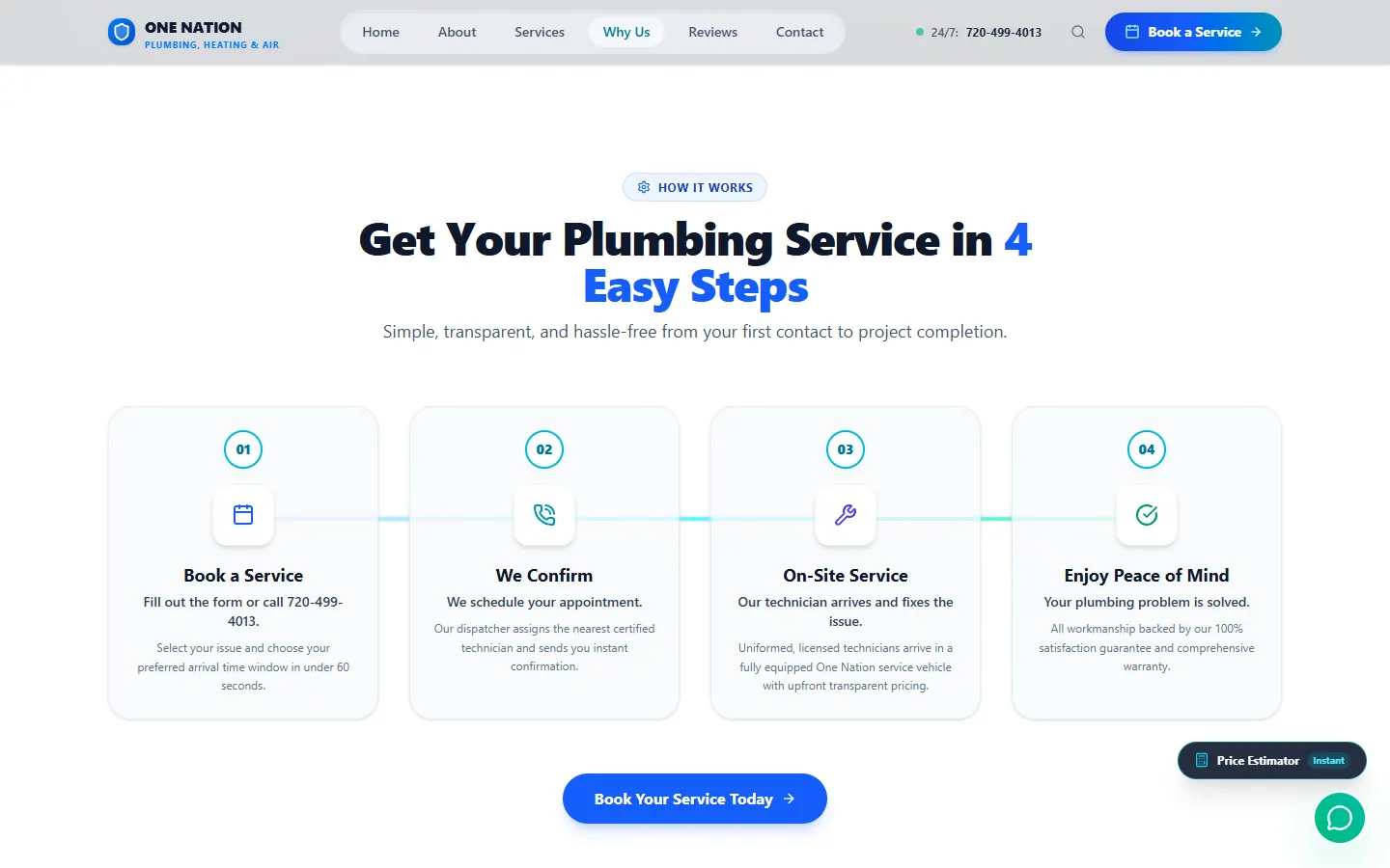 One Nation: Get Your Plumbing Service in 4 Easy Steps