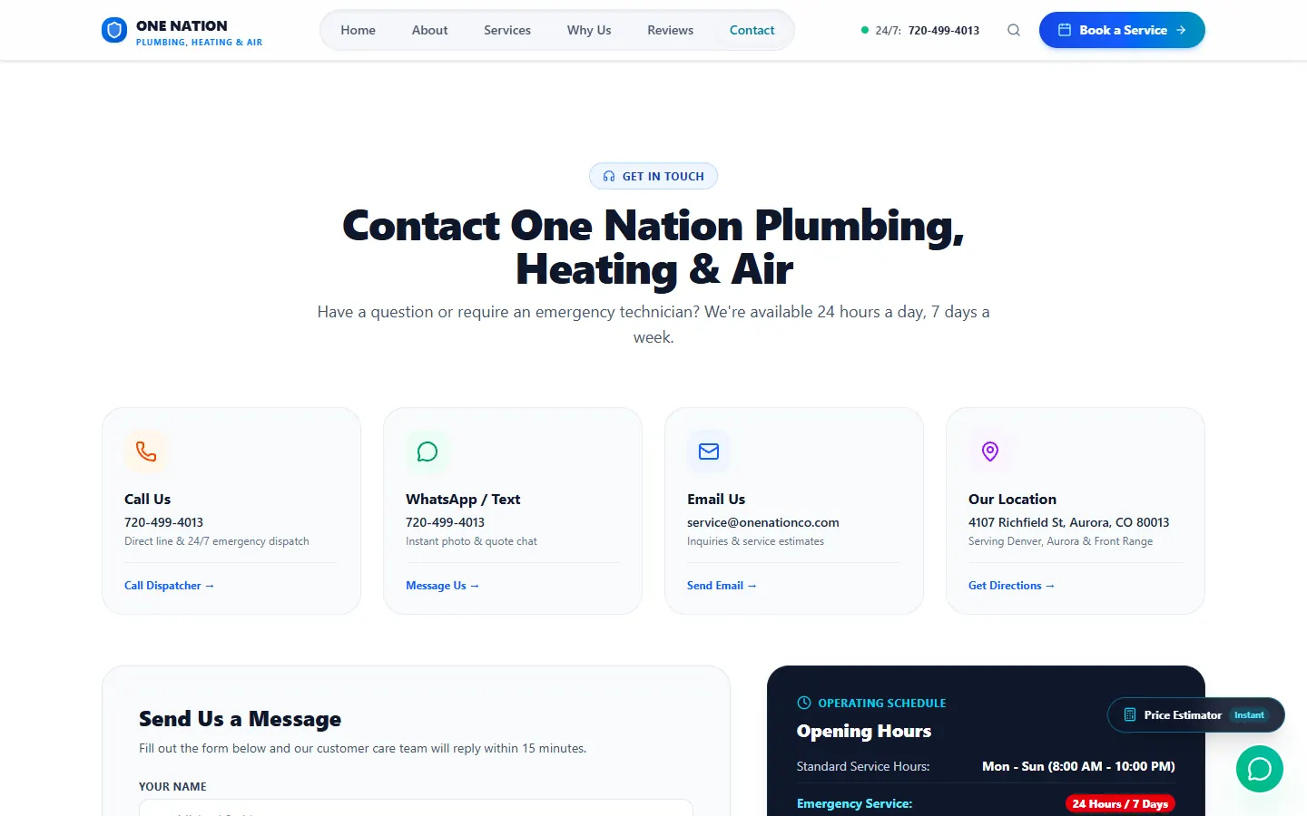 One Nation: Contact One Nation Plumbing, Heating & Air
